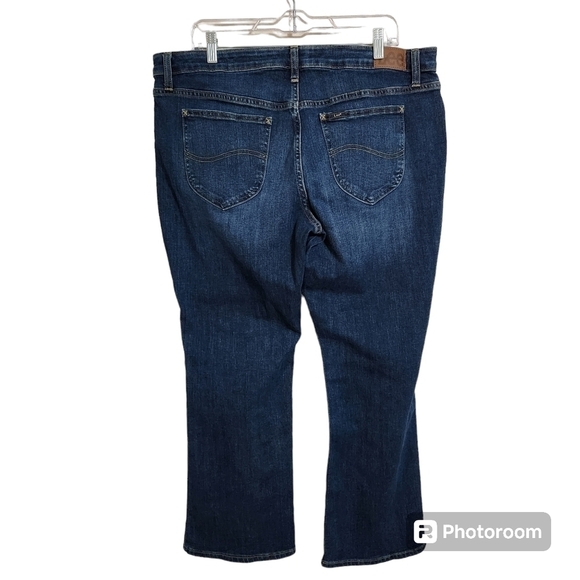 Lee Womens Regular Fit Jeans Bootcut Mid Rise, sz 18 - Picture 2 of 7